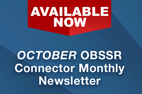 October OBSSR Monthly newsletter available now.