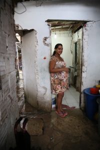 Pregnant woman in Brazil