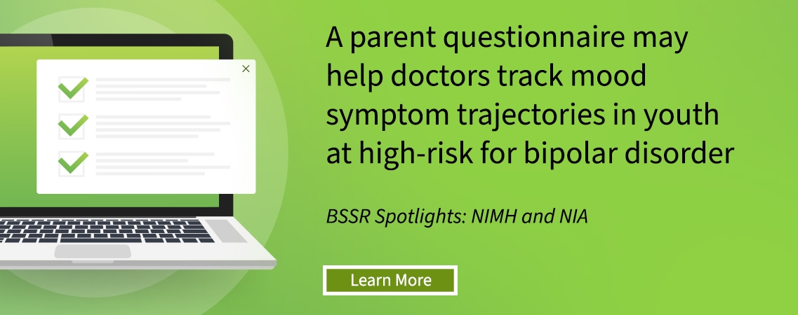 A parent questionnaire may help doctors track mood symptom trajectories in youth at high-risk for bipolar disorder