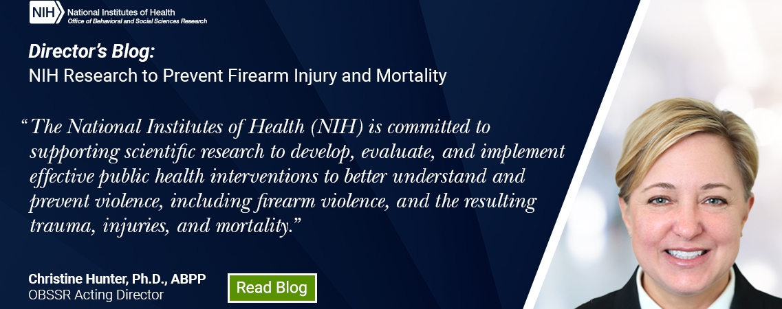 Director's Blog: NIH Research to Prevent Firearm Injury and Mortality