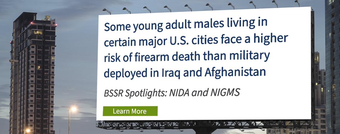 Some young adult males living in certain major U.S. cities face a higher risk of firearm death than military deployed in Iraq and Afghanistan