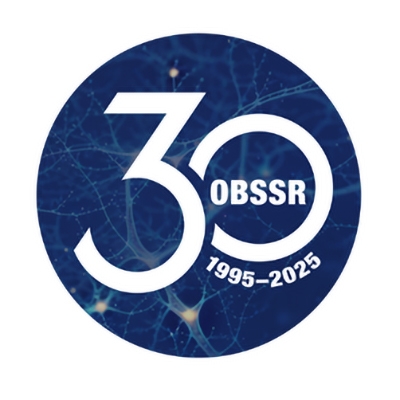 OBSSR 30th annniversary logo.